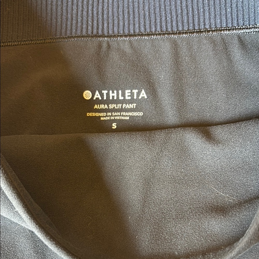 Athleta Aura Split Pant - Black Small. - image 3